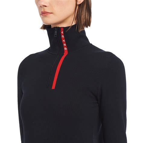 prada turtleneck nylon|Prada Turtleneck Nylon Sweater .